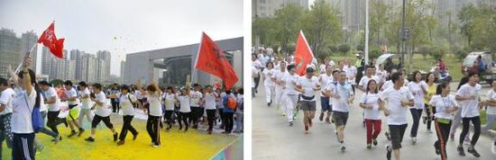 紀念紅軍長征，嘉寶莉漆公益彩跑撫州舉行