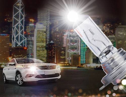 汽車(chē)照明：鹵素大燈