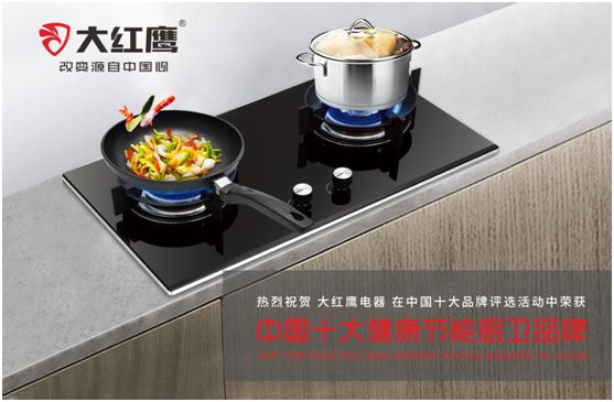 大紅鷹電器展翅“中國十大健康節能廚衛品牌”