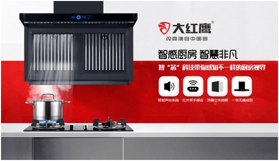 大紅鷹電器展翅“中國十大健康節能廚衛品牌”