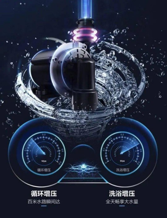 海爾雙增壓零冷水熱水器TR7，水流即刻沖走汗水和暑氣