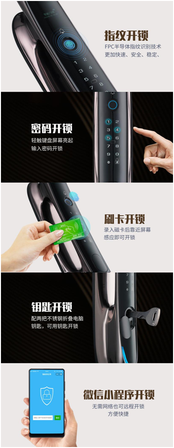 趕得上潮流的你，當然要用索菲亞指紋鎖!